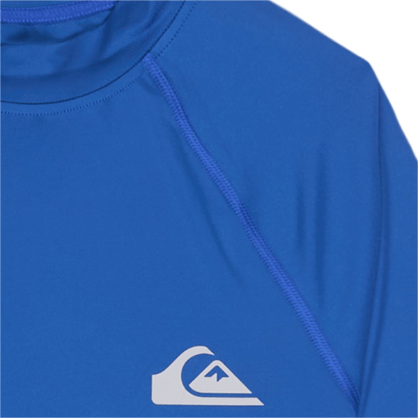 2026 Quiksilver M&auml;nner Everyday UPF50 Kurzarm-Lycra-Weste AQYWR03130 - Monaco Blue